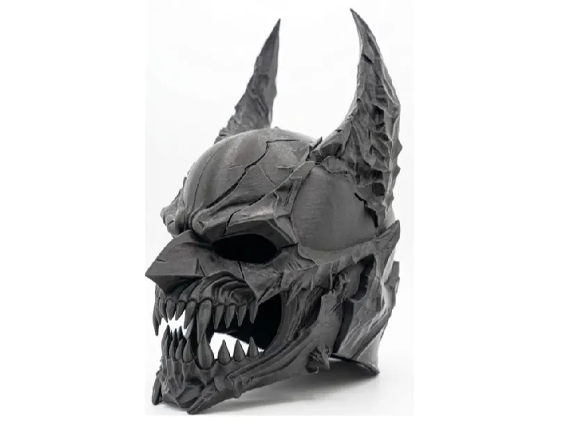 Elmetto Batman Demoniaco nero